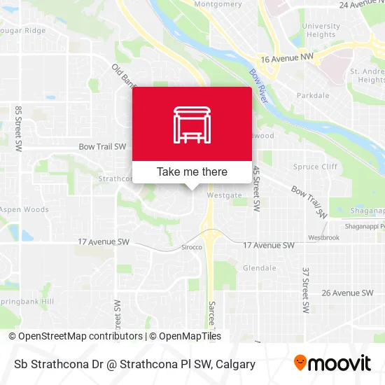 Sb Strathcona Dr @ Strathcona Pl SW map
