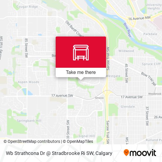 Wb Strathcona Dr @ Stradbrooke Ri SW map