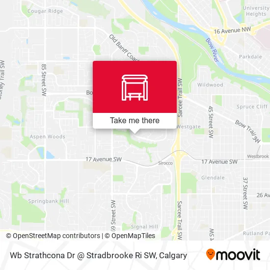 Wb Strathcona Dr @ Stradbrooke Ri SW map