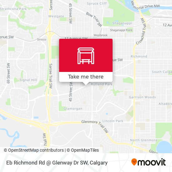 Eb Richmond Rd @ Glenway Dr SW plan