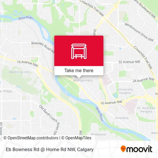 Eb Bowness Rd @ Home Rd NW map