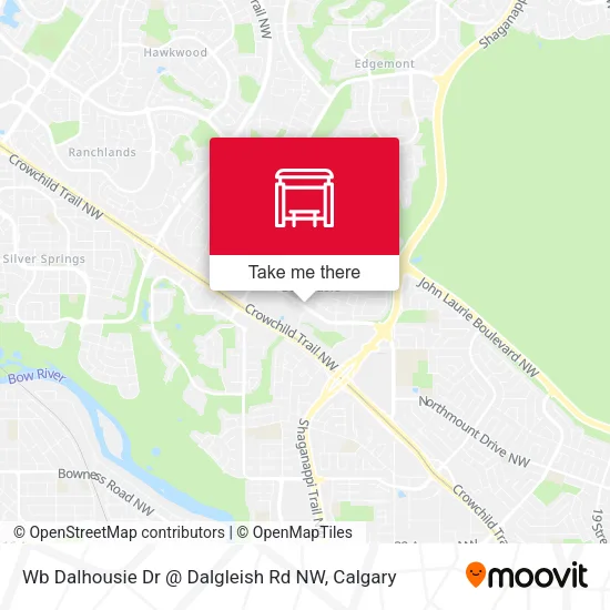 Wb Dalhousie Dr @ Dalgleish Rd NW map