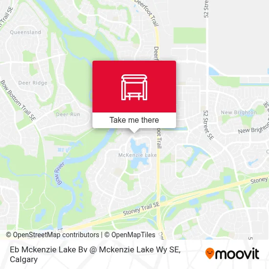 Eb Mckenzie Lake Bv @ Mckenzie Lake Wy SE map