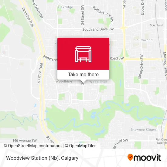 Woodview Station (Nb) map