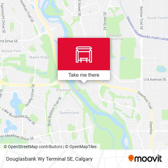 Douglasbank Wy Terminal SE map