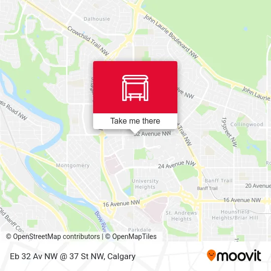 Eb 32 Av NW @ 37 St NW map