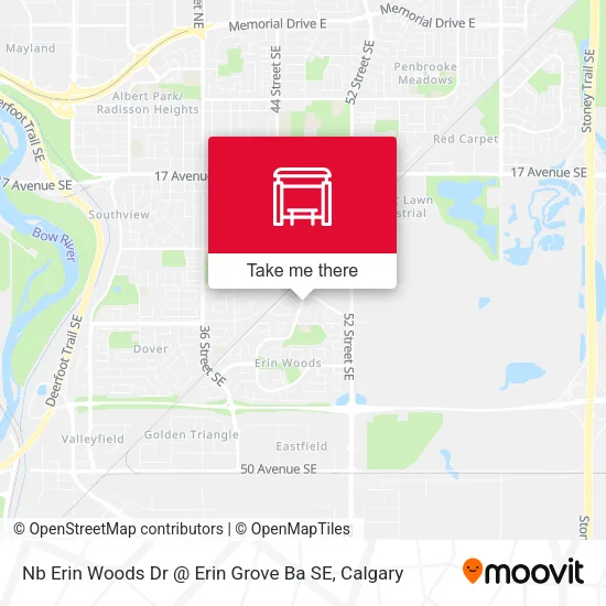 Nb Erin Woods Dr @ Erin Grove Ba SE map