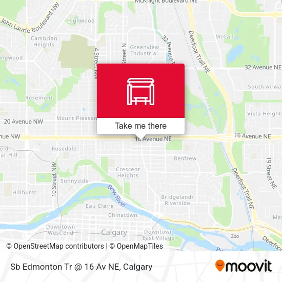 Sb Edmonton Tr @ 16 Av NE plan