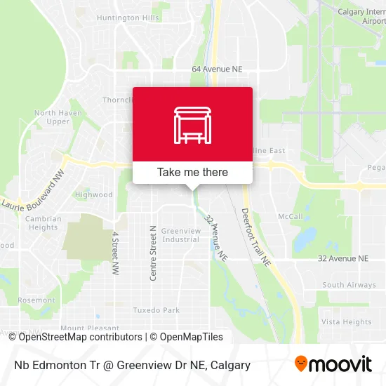 Nb Edmonton Tr @ Greenview Dr NE plan