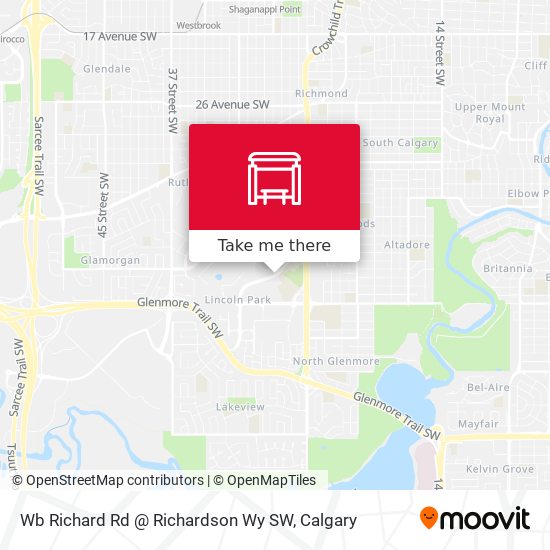 Wb Richard Rd @ Richardson Wy SW map