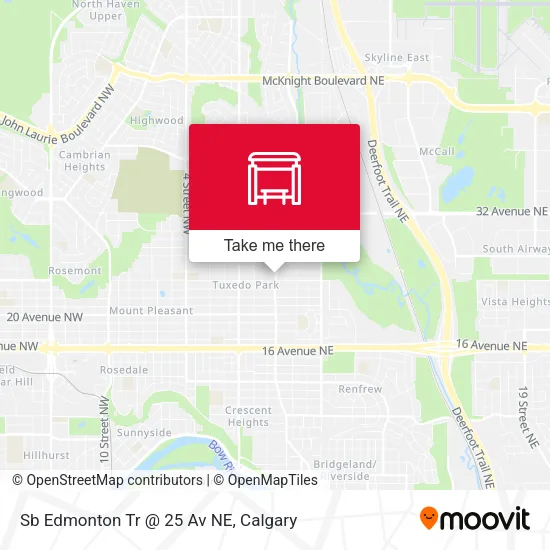 Sb Edmonton Tr @ 25 Av NE plan