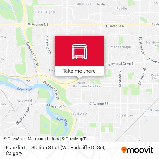 Franklin Lrt Station S Lot (Wb Radcliffe Dr Se) plan