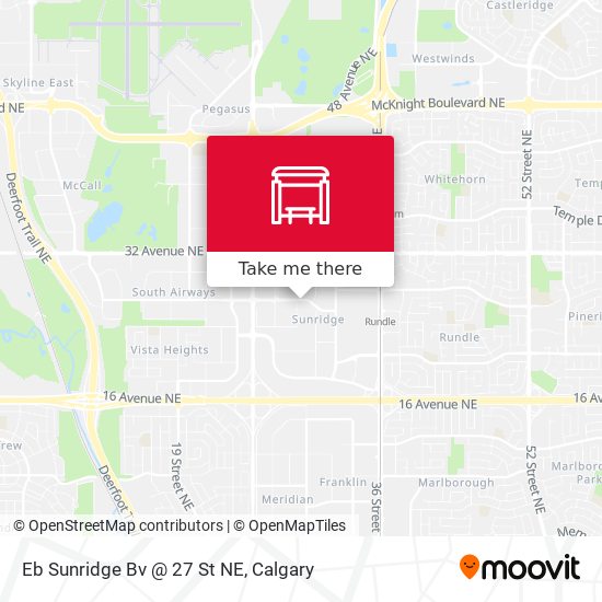 Eb Sunridge Bv @ 27 St NE map