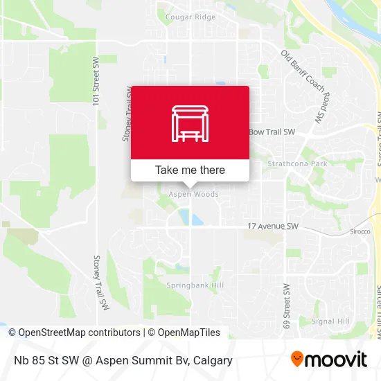 Nb 85 St SW @ Aspen Summit Bv map