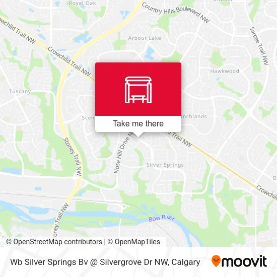 Wb Silver Springs Bv @ Silvergrove Dr NW map