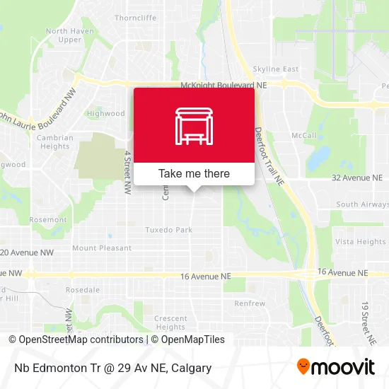 Nb Edmonton Tr @ 29 Av NE plan