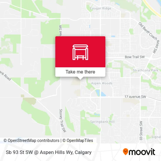 Sb 93 St SW @ Aspen Hills Wy map