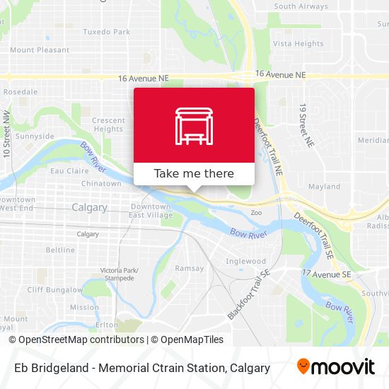 Eb Bridgeland - Memorial Ctrain Station plan