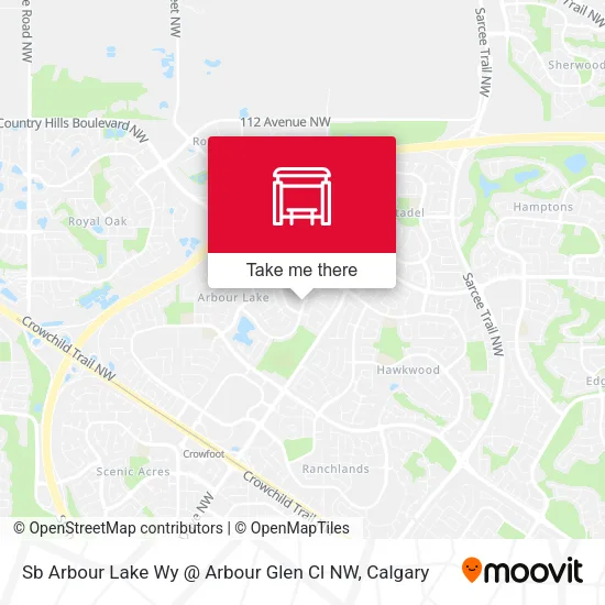 Sb Arbour Lake Wy @ Arbour Glen Cl NW plan