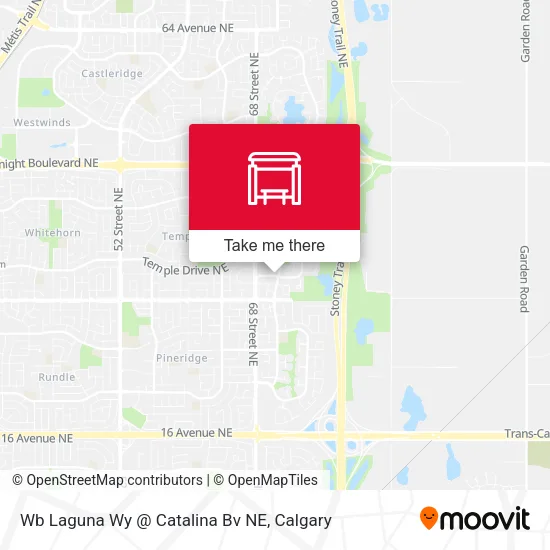 Wb Laguna Wy @ Catalina Bv NE map
