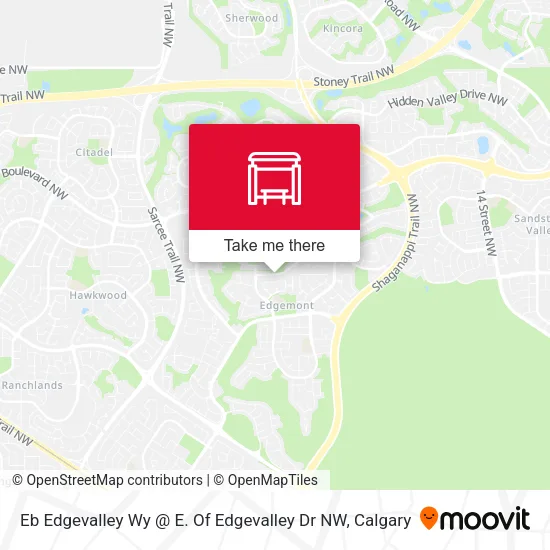 Eb Edgevalley Wy @ E. Of Edgevalley Dr NW map