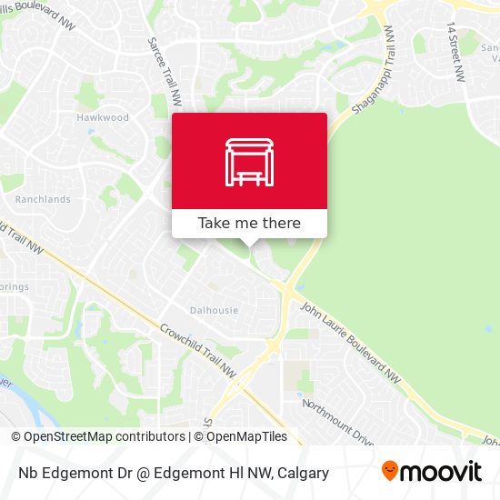 Nb Edgemont Dr @ Edgemont Hl NW map