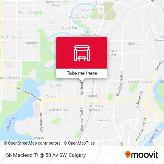Sb Macleod Tr @ 58 Av SW plan