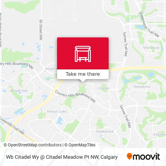 Wb Citadel Wy @ Citadel Meadow Pt NW map