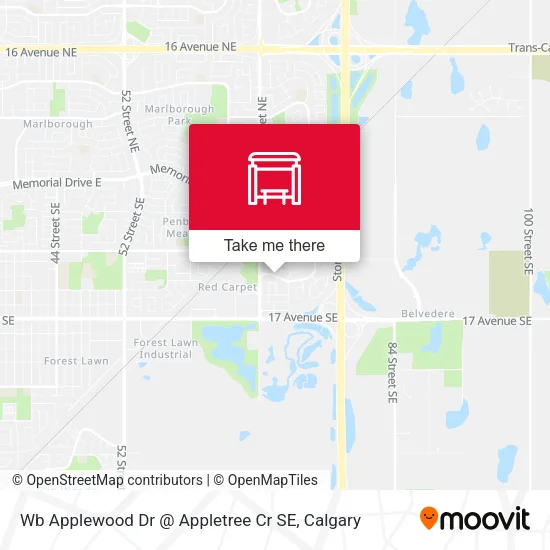 Wb Applewood Dr @ Appletree Cr SE map