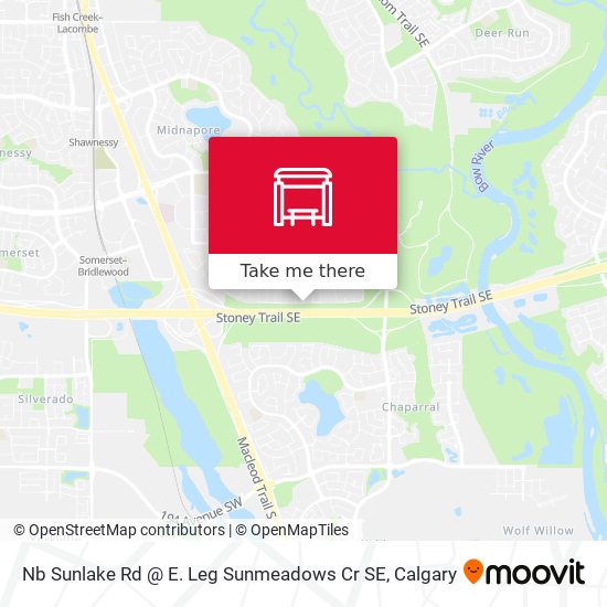 Nb Sunlake Rd @ E. Leg Sunmeadows Cr SE map