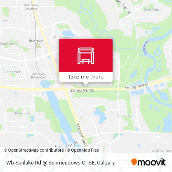 Wb Sunlake Rd @ Sunmeadows Cr SE map
