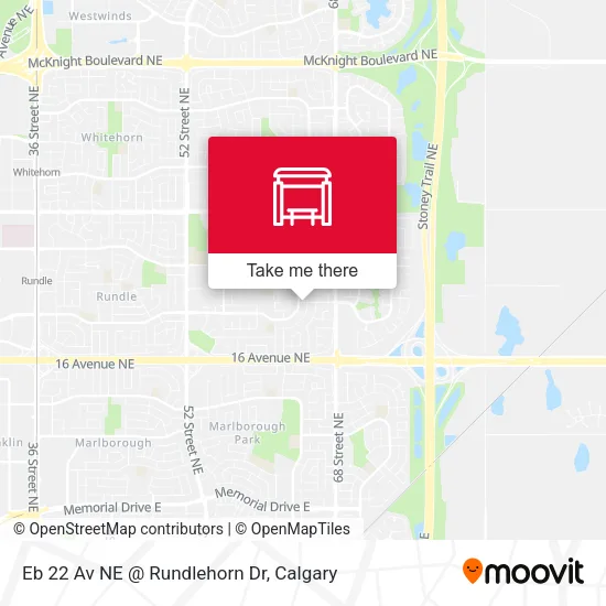 Eb 22 Av NE @ Rundlehorn Dr map