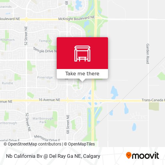 Nb California Bv @ Del Ray Ga NE map
