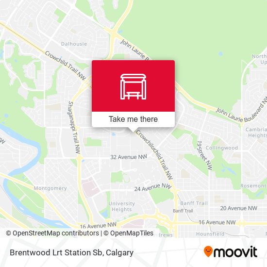 Brentwood Lrt Station Sb map