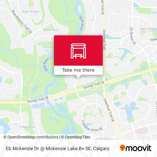Eb Mckenzie Dr @ Mckenzie Lake Bv SE map