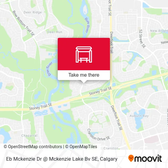 Eb Mckenzie Dr @ Mckenzie Lake Bv SE map