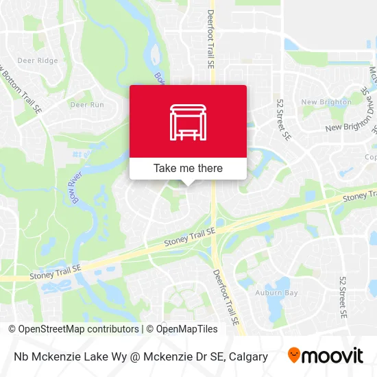 Nb Mckenzie Lake Wy @ Mckenzie Dr SE map