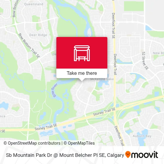 Sb Mountain Park Dr @ Mount Belcher Pl SE map