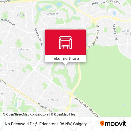 Nb Edenwold Dr @ Edenstone Rd NW map