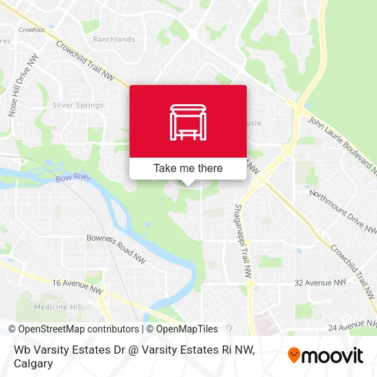 Wb Varsity Estates Dr @ Varsity Estates Ri NW map