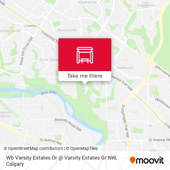 Wb Varsity Estates Dr @ Varsity Estates Gr NW map