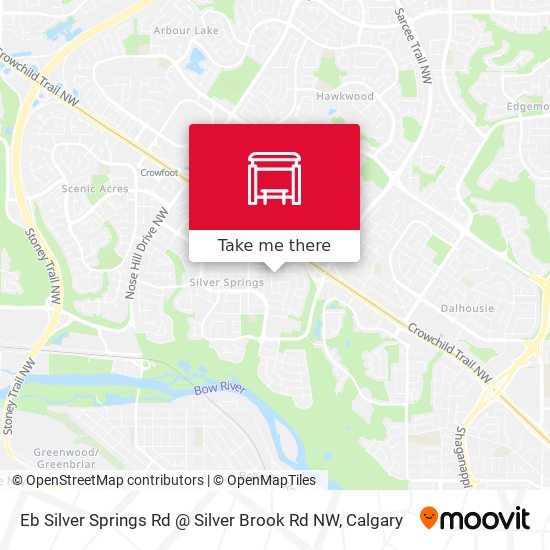 Eb Silver Springs Rd @ Silver Brook Rd NW map