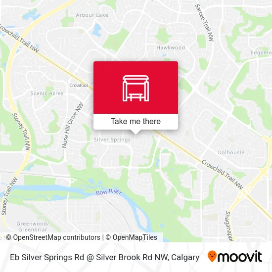 Eb Silver Springs Rd @ Silver Brook Rd NW map