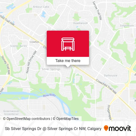 Sb Silver Springs Dr @ Silver Springs Cr NW map