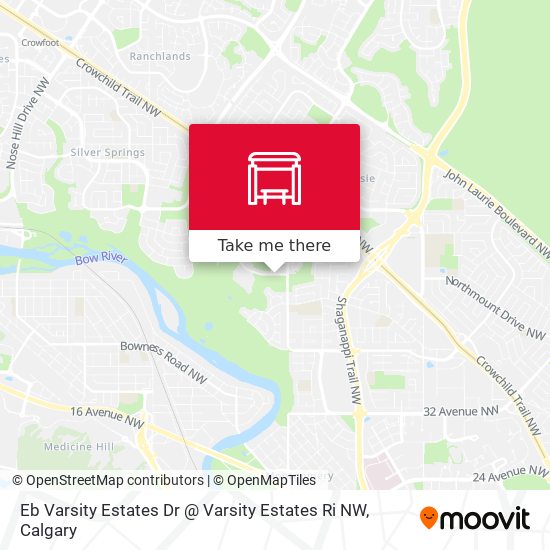 Eb Varsity Estates Dr @ Varsity Estates Ri NW map