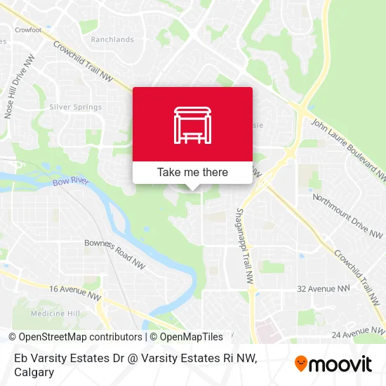 Eb Varsity Estates Dr @ Varsity Estates Ri NW map