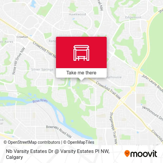 Nb Varsity Estates Dr @ Varsity Estates Pl NW map