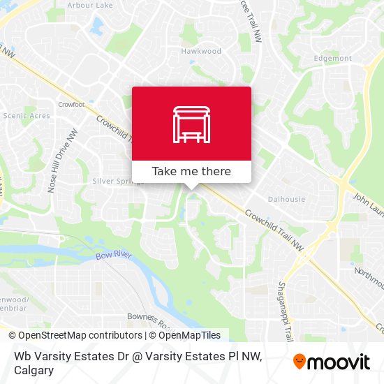 Wb Varsity Estates Dr @ Varsity Estates Pl NW map