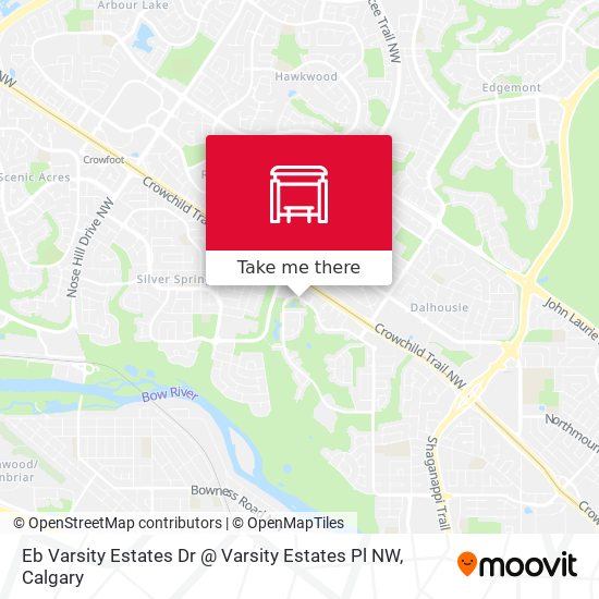 Eb Varsity Estates Dr @ Varsity Estates Pl NW map