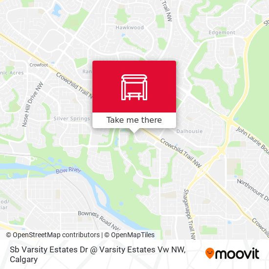Sb Varsity Estates Dr @ Varsity Estates Vw NW map